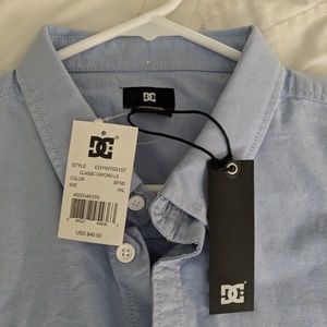 DC Light Blue Button Down